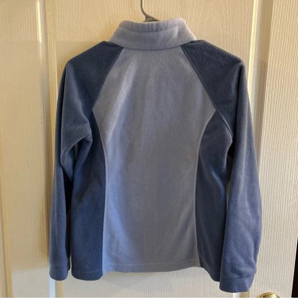 Columbia Girls Blue/Light Blue 14/16 Zip Up Columbia Zip Up Jacket EUC - Picture 4 of 5